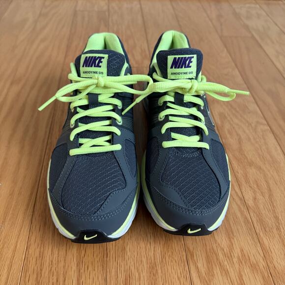 Nike sz 7.5 Gray yellow Anodyne DS‎ Air Running Shoes - Picture 10 of 10